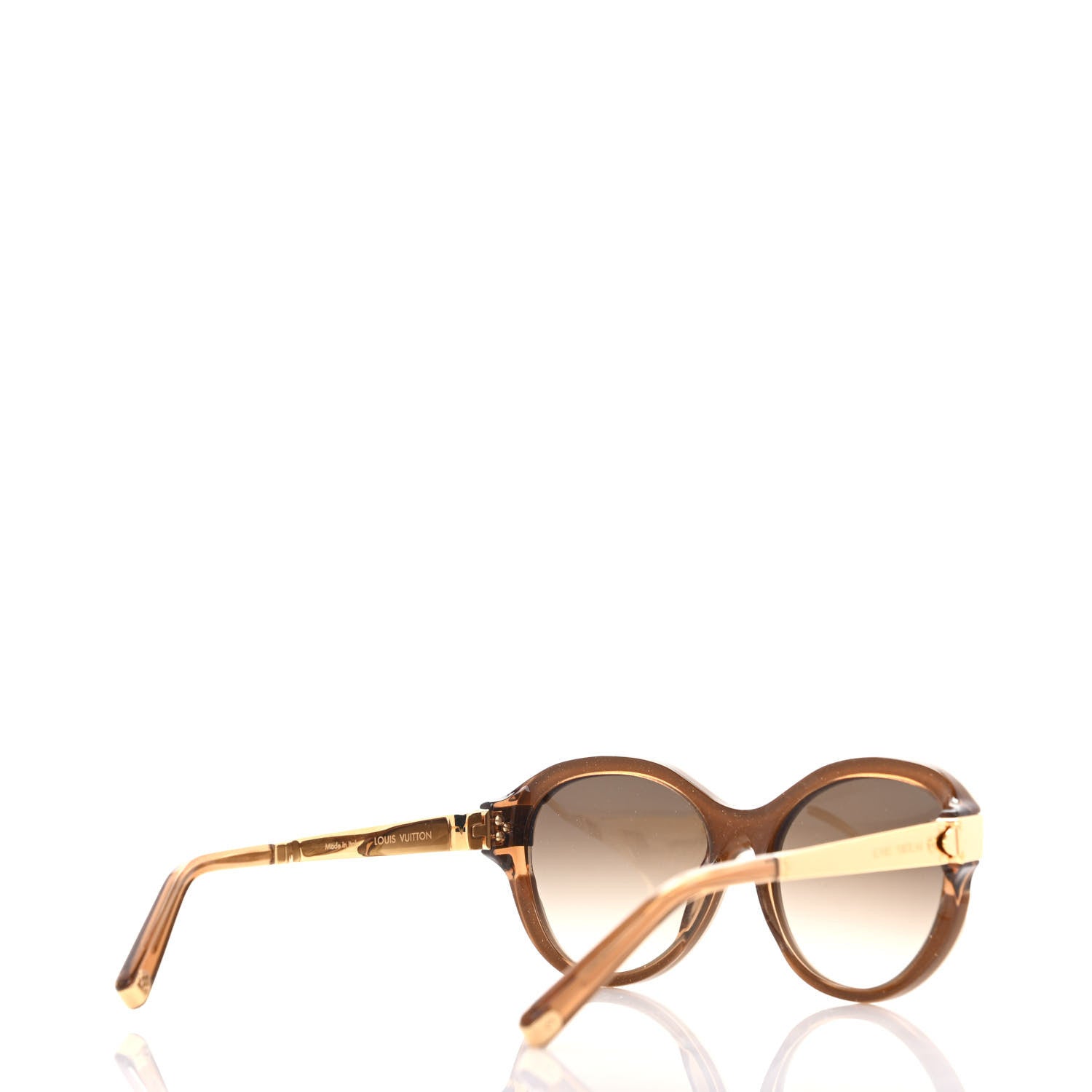 Louis Vuitton Petit Soupcon Cat Eye Sunglasses Z0487W Brown 4 of 8