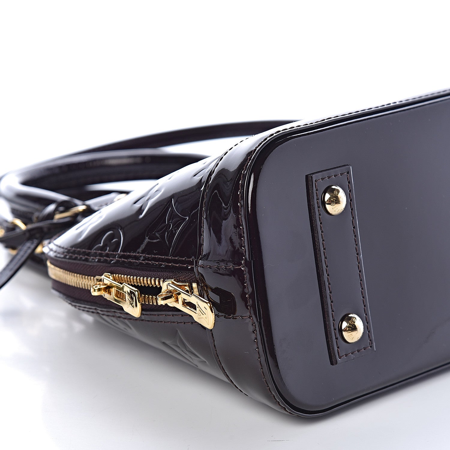 Louis Vuitton Vernis Alma BB Amarante 7 of 16