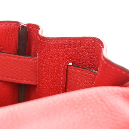Hermes Taurillon Clemence Kelly Retourne 28 Rouge Casaque 6 of 22