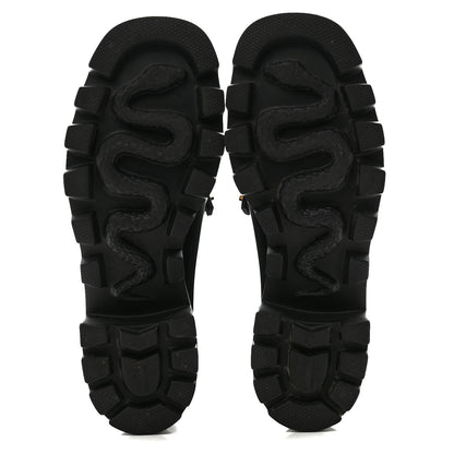 Gucci Rubber Horsebit Knee High Boots 38 Black 5 of 9