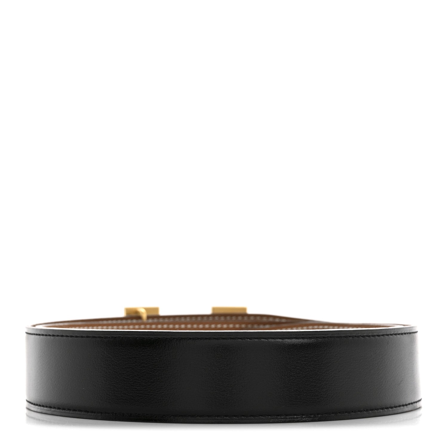Hermes Box Togo 32mm Martelee Constance Belt 80 32 Black Gold 2 of 6