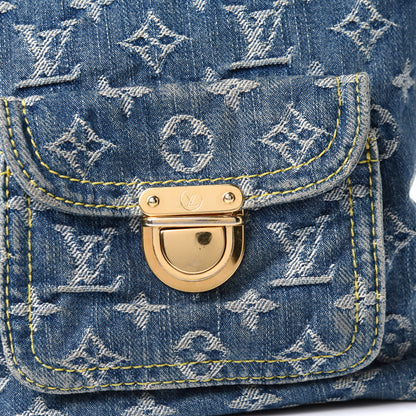 Louis Vuitton Denim Baggy GM Blue 7 of 9
