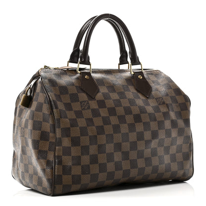 Louis Vuitton Damier Ebene Speedy 30 3 of 9