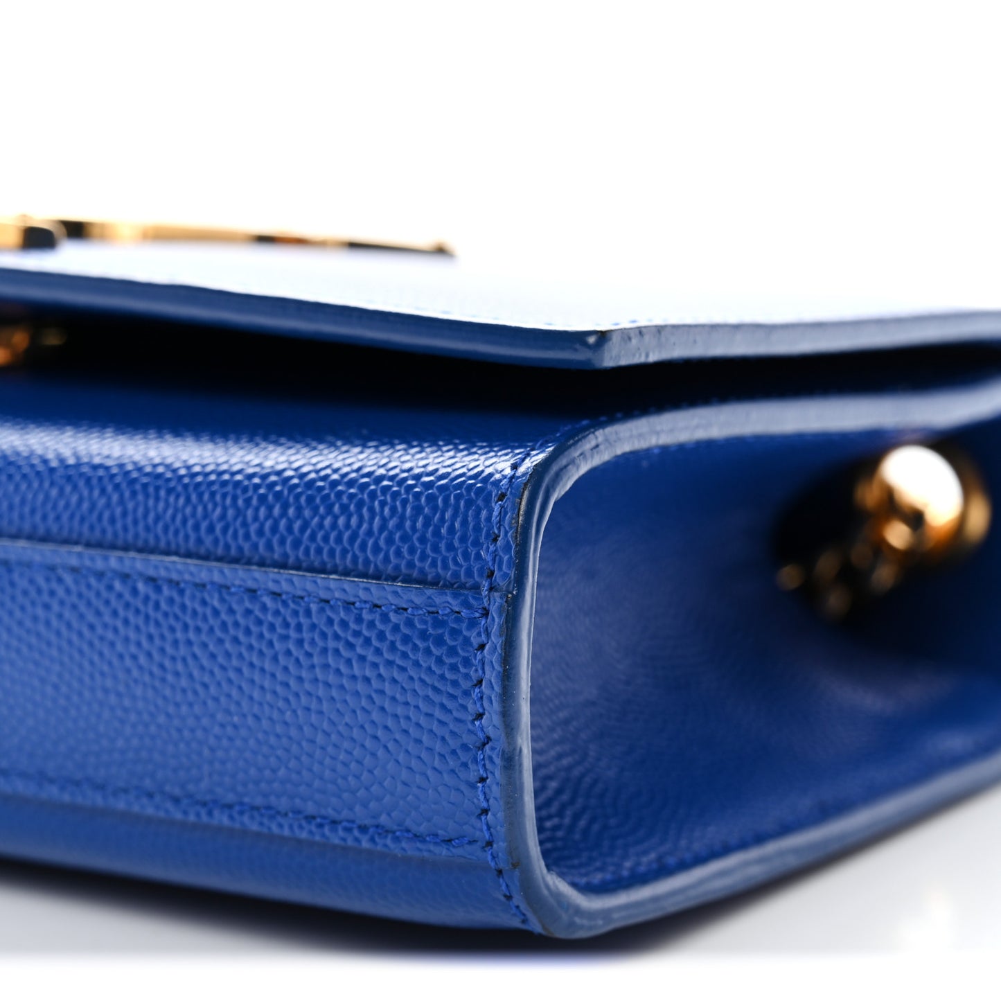 Grain De Poudre Small Classic Monogram Kate Satchel Royal Blue