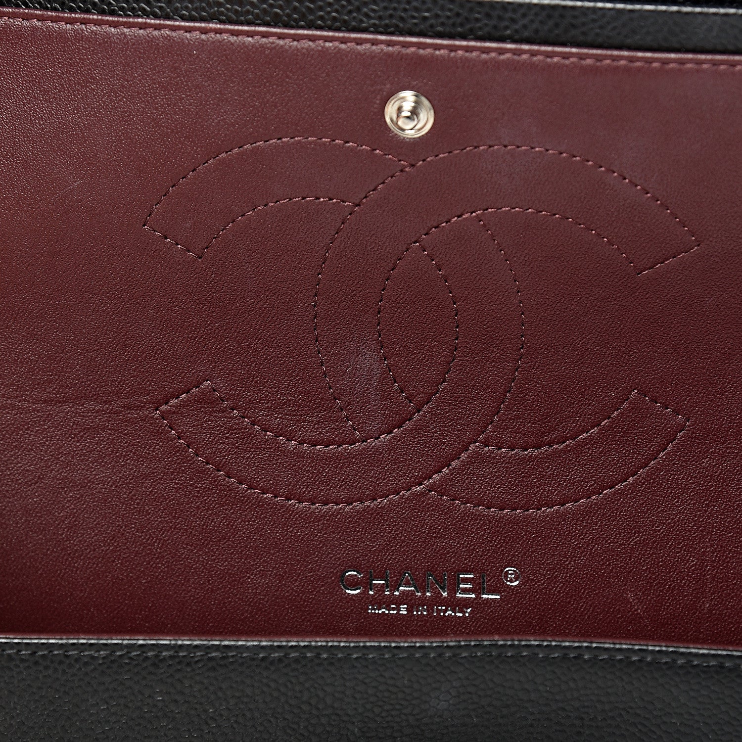 Chanel Caviar Quilted Jumbo Double Flap Black 10 of 14