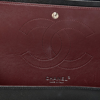 Chanel Caviar Quilted Jumbo Double Flap Black 10 of 14