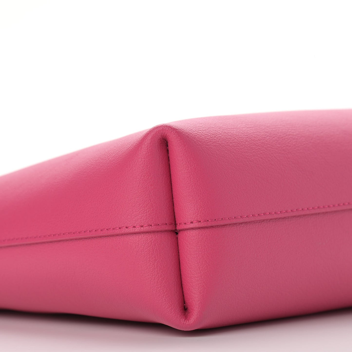 Calfskin Toy Shopping Tote Fuchsia