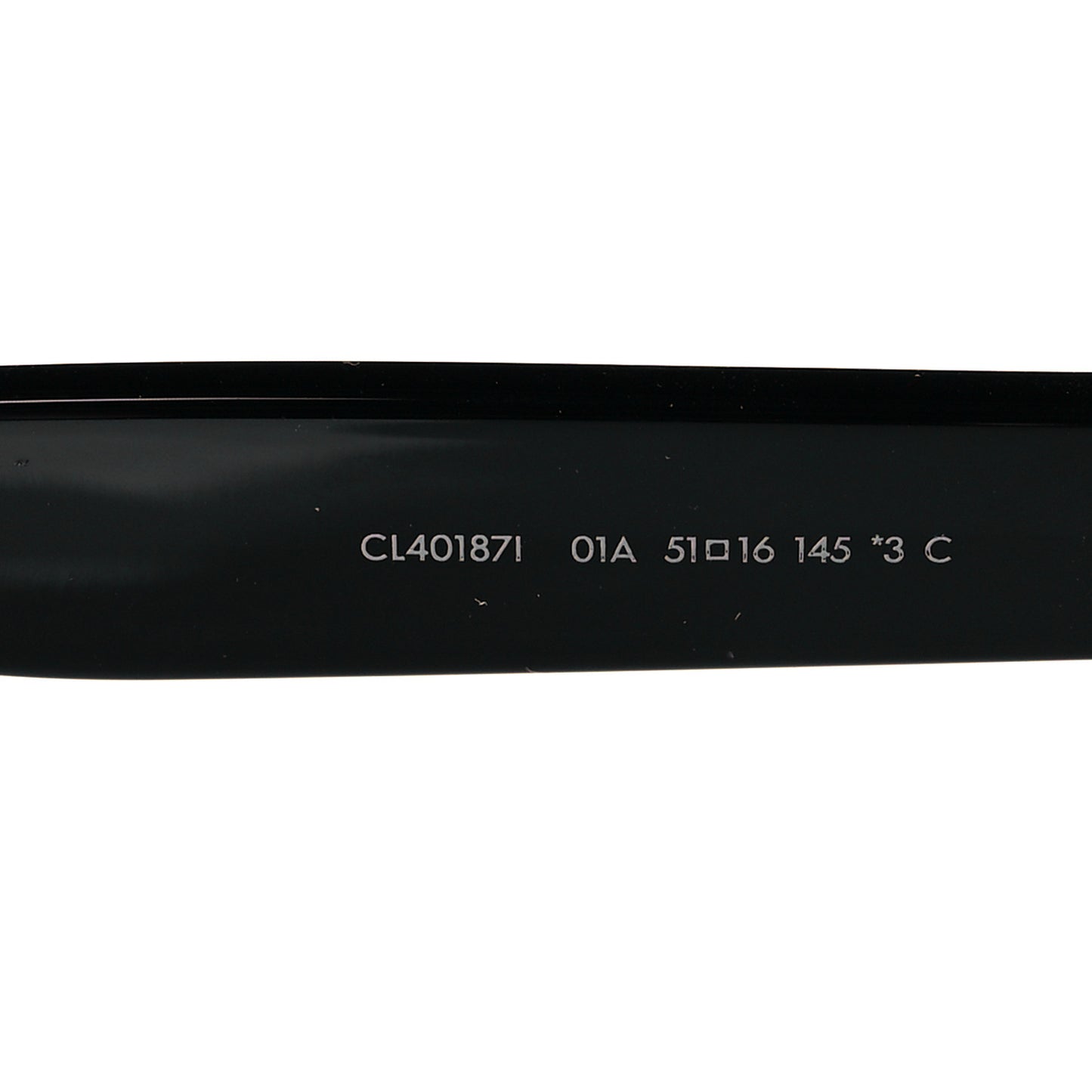 Acetate Cat Eye Sunglasses CL40187I Black
