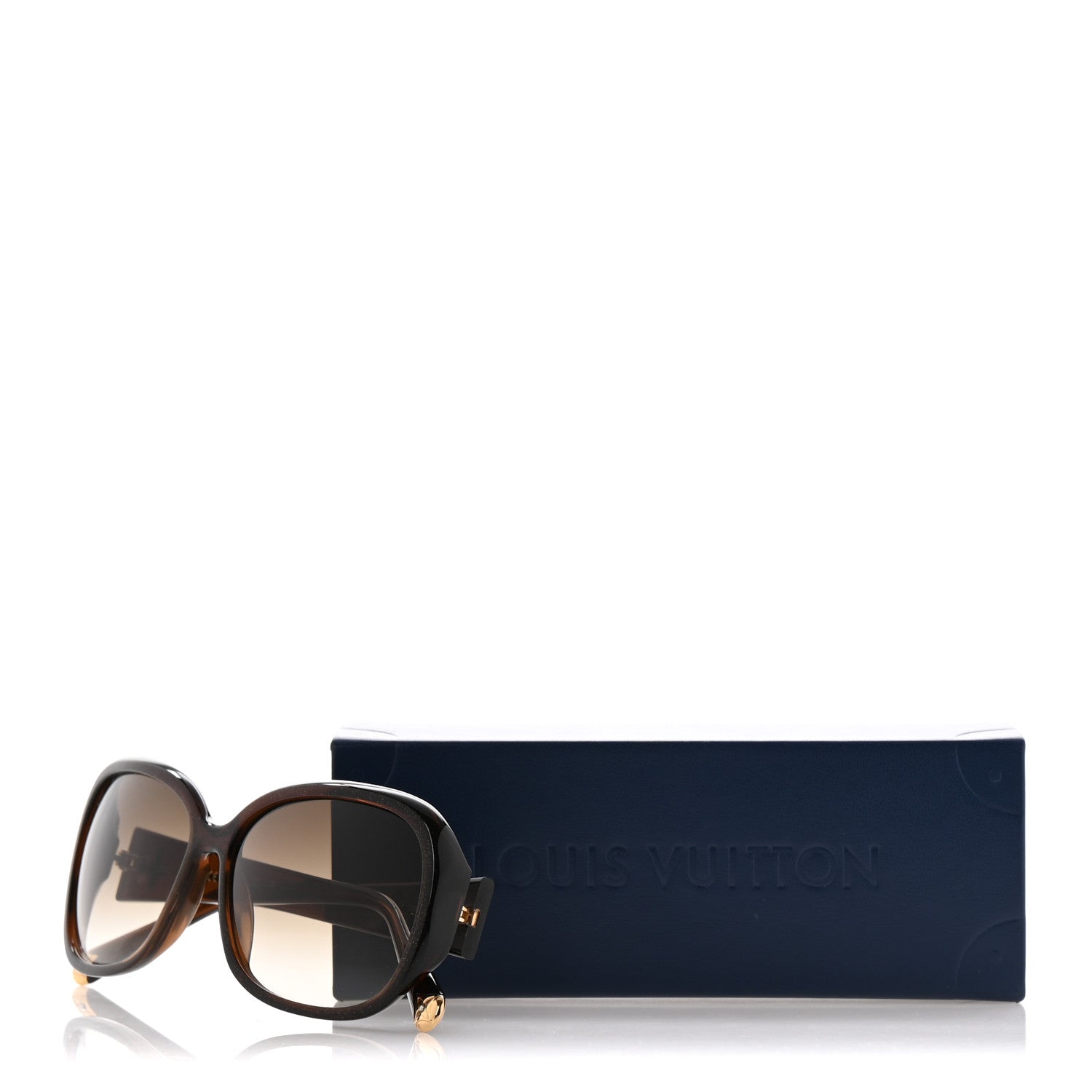 Louis Vuitton Acetate Obsession GM Sunglasses Z0459W Brown Glitter 9 of 9