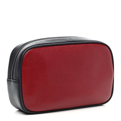 Gucci New Sakai Calfskin Lux Tri-Color Dahlia Phone Case New Cherry Red Sun Oil Blue 3 of 8