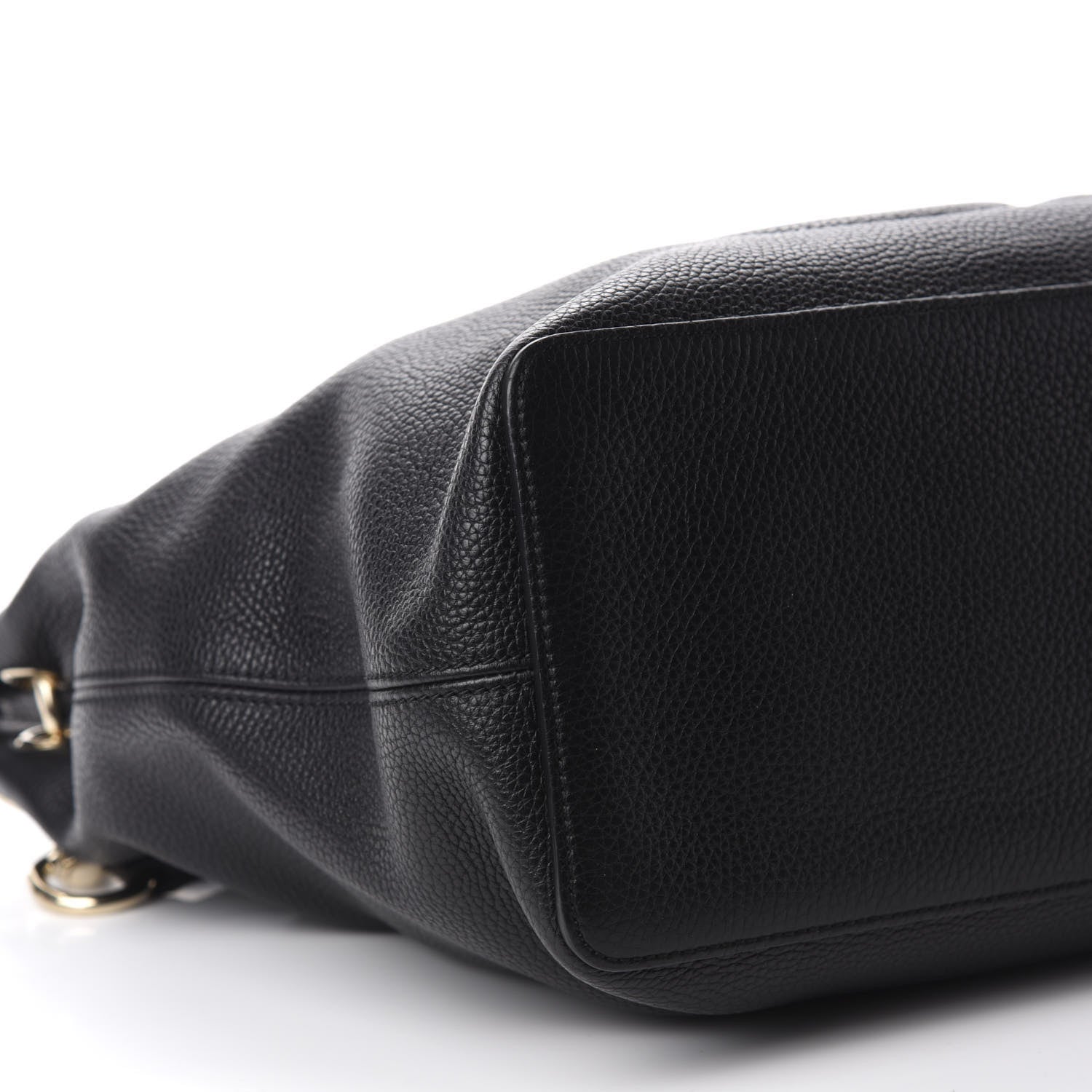 Gucci Pebbled Calfskin Large Soho Hobo Black 6 of 10