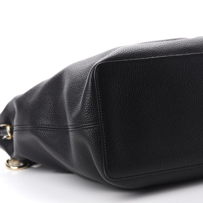 Gucci Pebbled Calfskin Large Soho Hobo Black 6 of 10