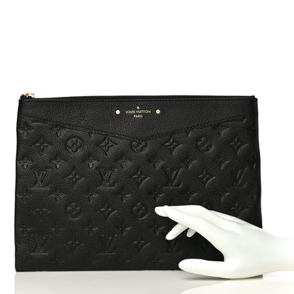 Louis Vuitton Empreinte Daily Pouch Black 2 of 9