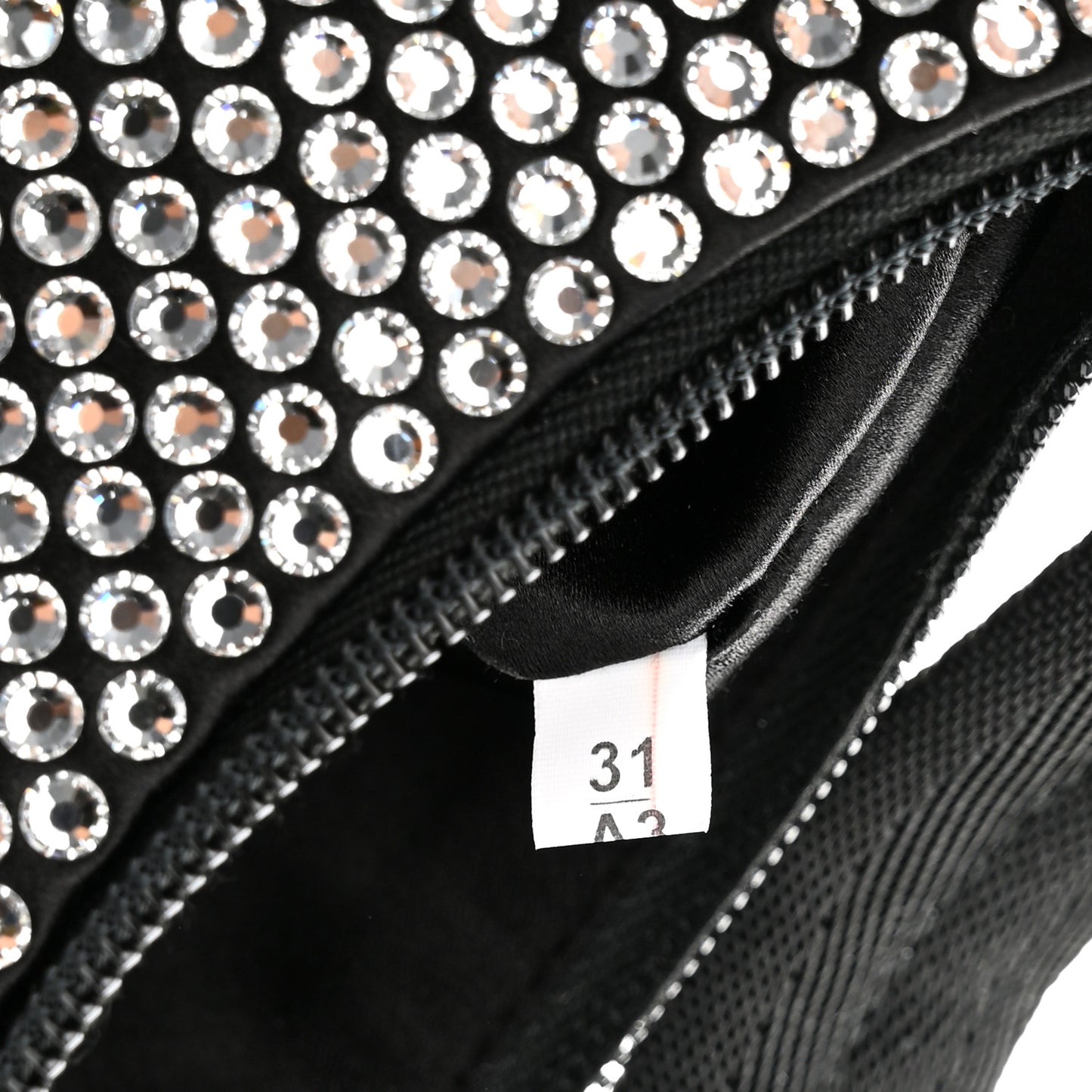 Satin Crystal Mini Re-Edition 2000 Bag Cristal