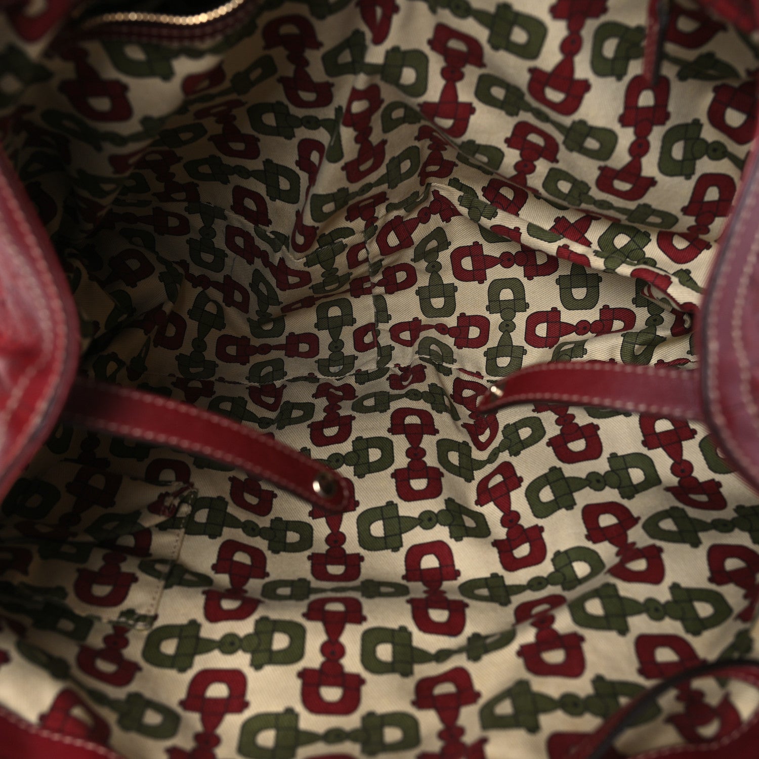 Gucci Guccissima Shoulder Bag Red 5 of 10