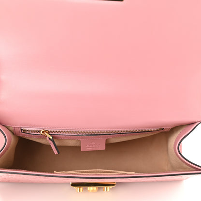 Gucci Guccissima Signature Medium Padlock Shoulder Bag Rose Baby Candy 5 of 10