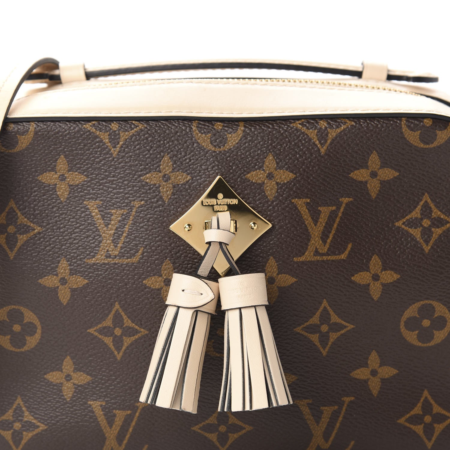 Louis Vuitton Monogram Saintonge Creme 11 of 12