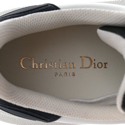Christian Dior Calfskin Bi-Color Dior-ID Platform Sneakers 40 White Deep Blue 9 of 18