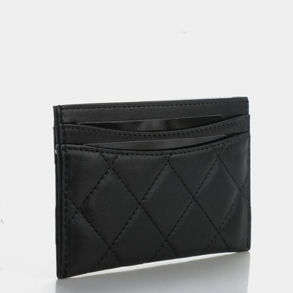 Chanel Lambskin Quilted Card Holder Black 3 of 8