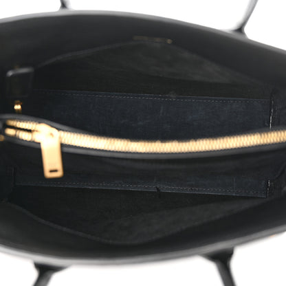 Saint Laurent Grained Calfskin Baby Sac De Jour Souple Black 5 of 10