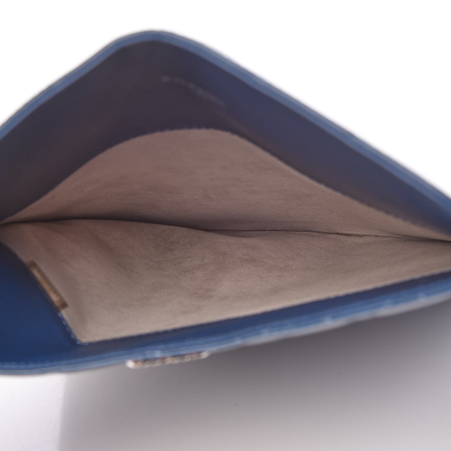 Patent Quilted Brilliant iPad Case Blue