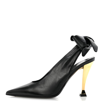 Givenchy Calfskin Beauw Slingback Pumps  36.5 Black 1 of 9