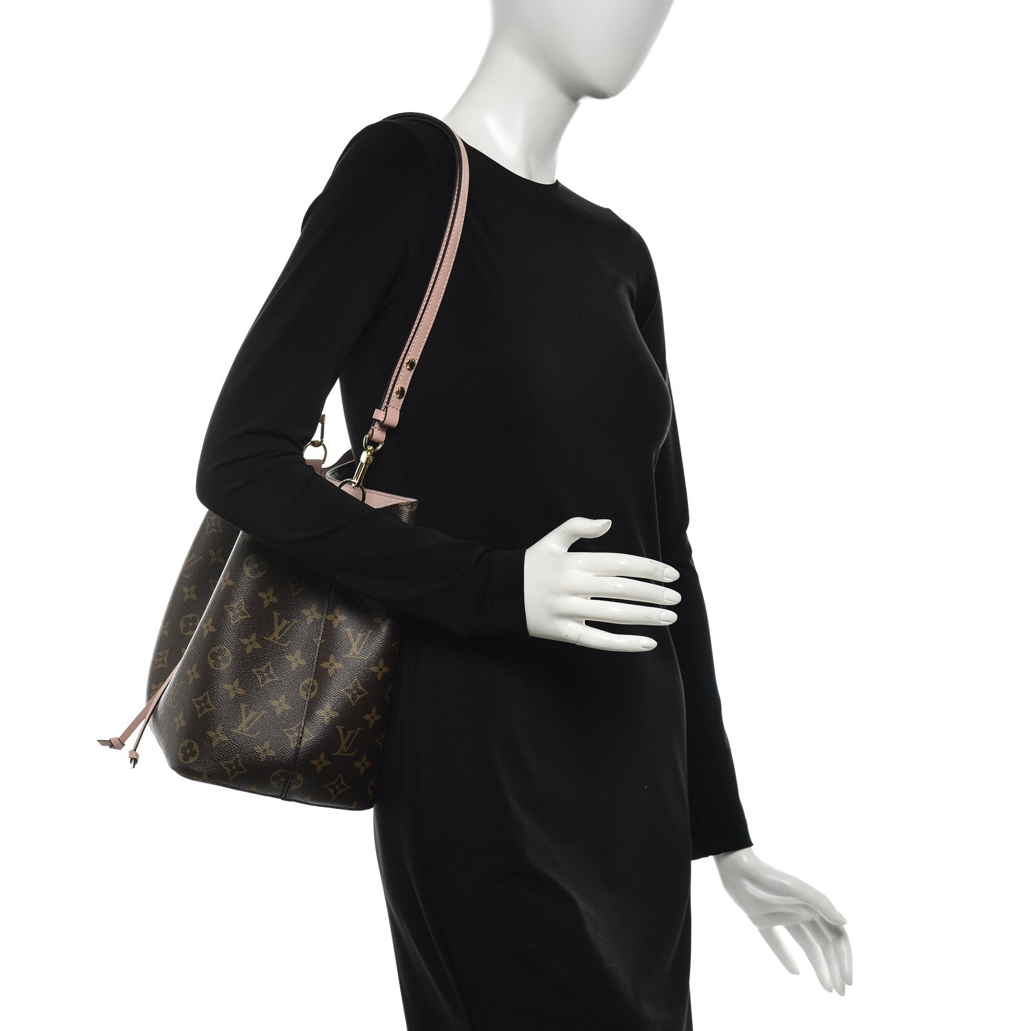 Louis Vuitton Monogram Neonoe MM Rose Poudre 2 of 7