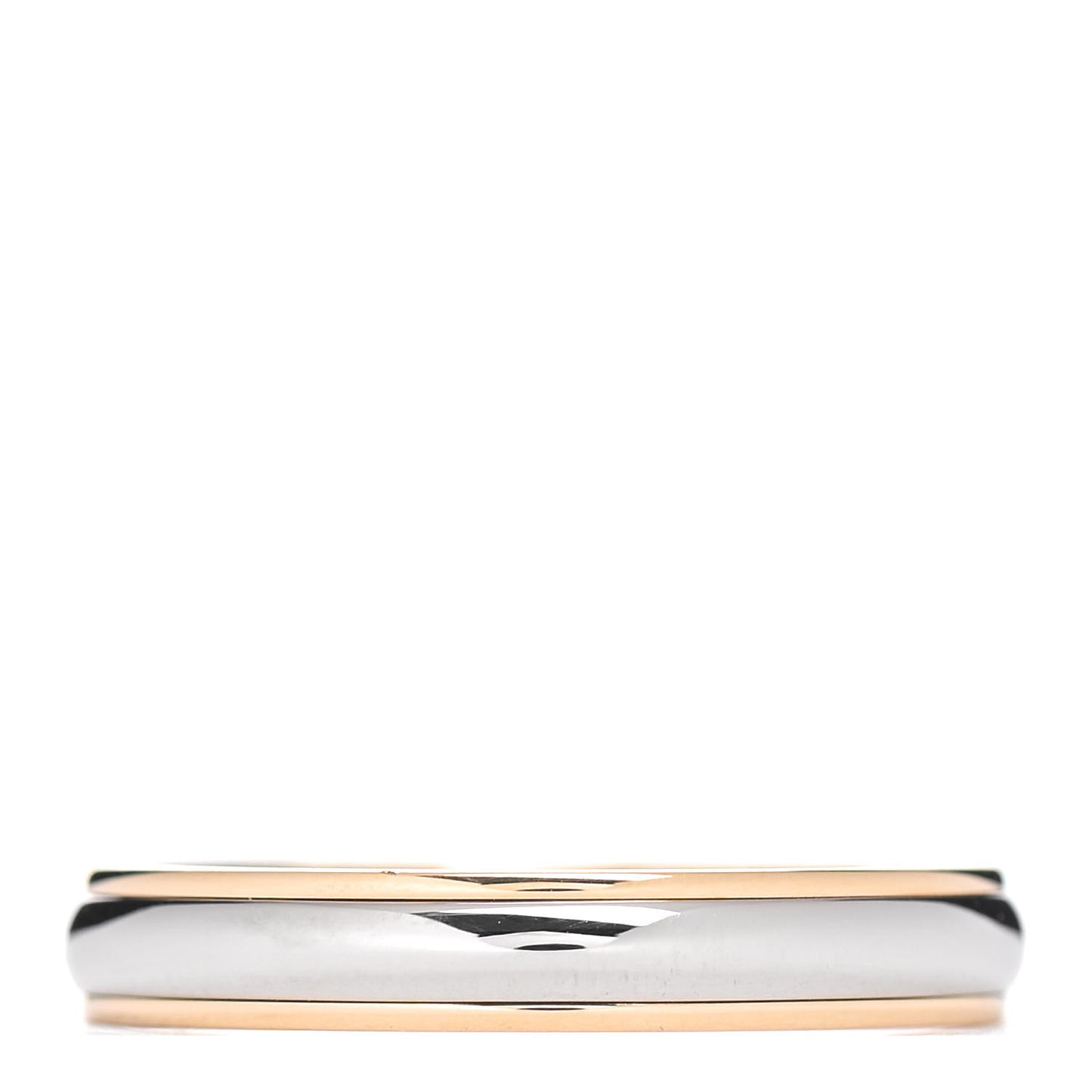 Platinum 18K Yellow Gold Lucida 4mm Band Ring 66 11.5