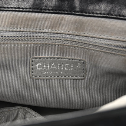 Chanel Washed Lambskin Quilted Medium Chain Around Messenger Black 6 of 11