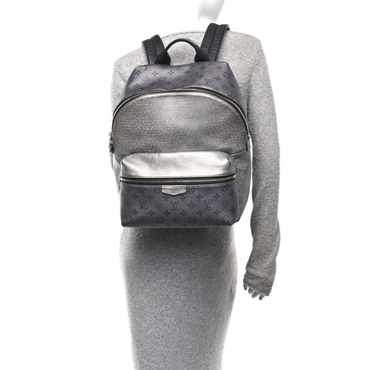 Louis Vuitton Monogram Taiga Discovery Backpack PM Silver 2 of 10