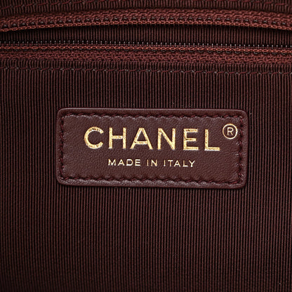 Chanel Shearling Small Shopping Chain Bag Beige 6 of 10
