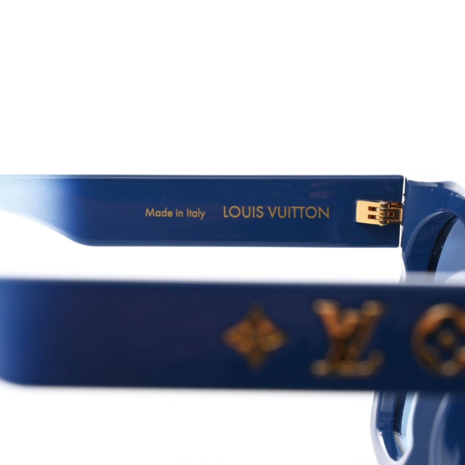 Louis Vuitton Acetate Gradient Blanca Sunglasses Z1465W Blue 6 of 6