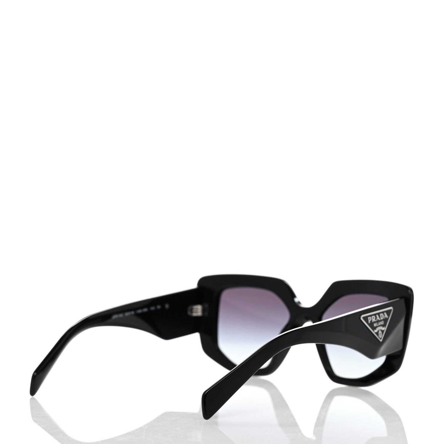 Prada Acetate Symbole Sunglasses SPR 14Z Black 4 of 7