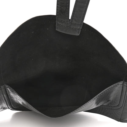 Christian Dior Crinkled Lambskin 135mm Saddle Belt Black 5 of 9