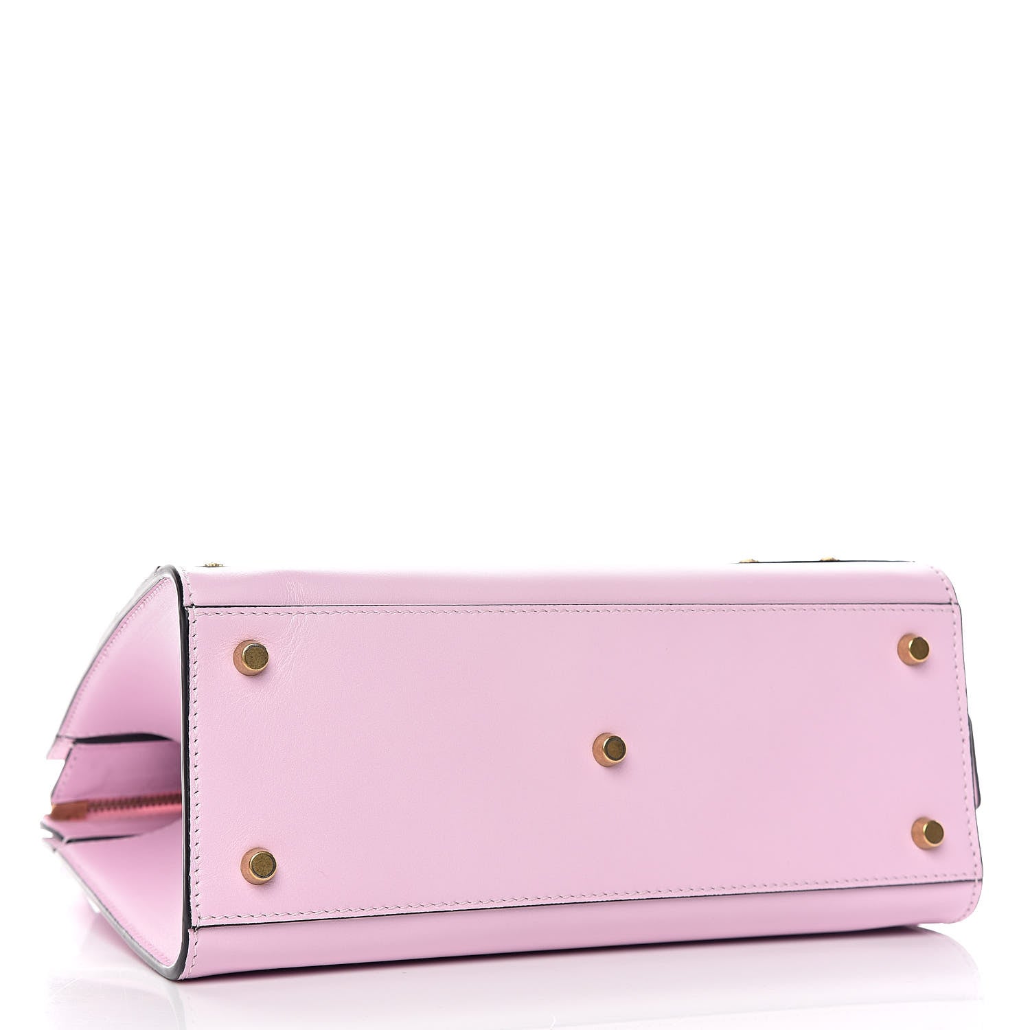 Versace Calfskin Medusa Stud Tribute Tote Pink 4 of 10
