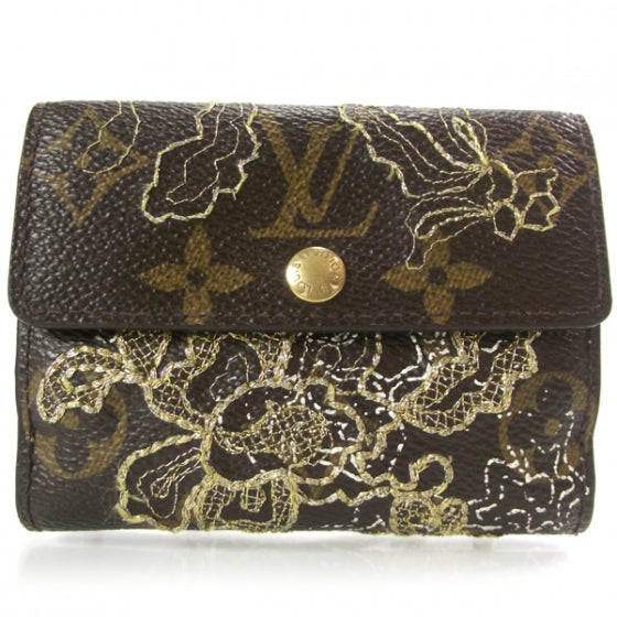 Louis Vuitton Monogram Dentelle Ludlow Wallet Gold 1 of 7