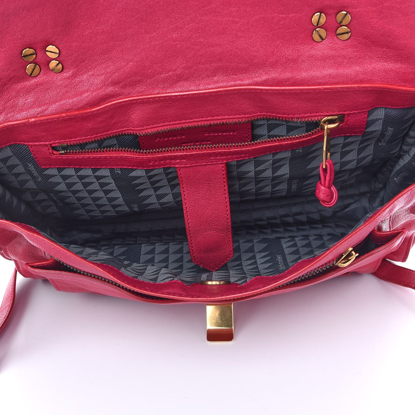 Lambskin Medium PS1 Satchel Raspberry
