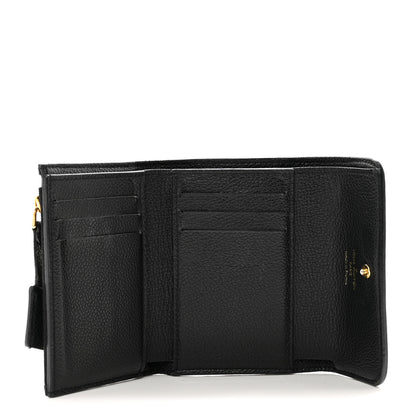 Louis Vuitton Empreinte Pont-Neuf Compact Wallet Black 5 of 7