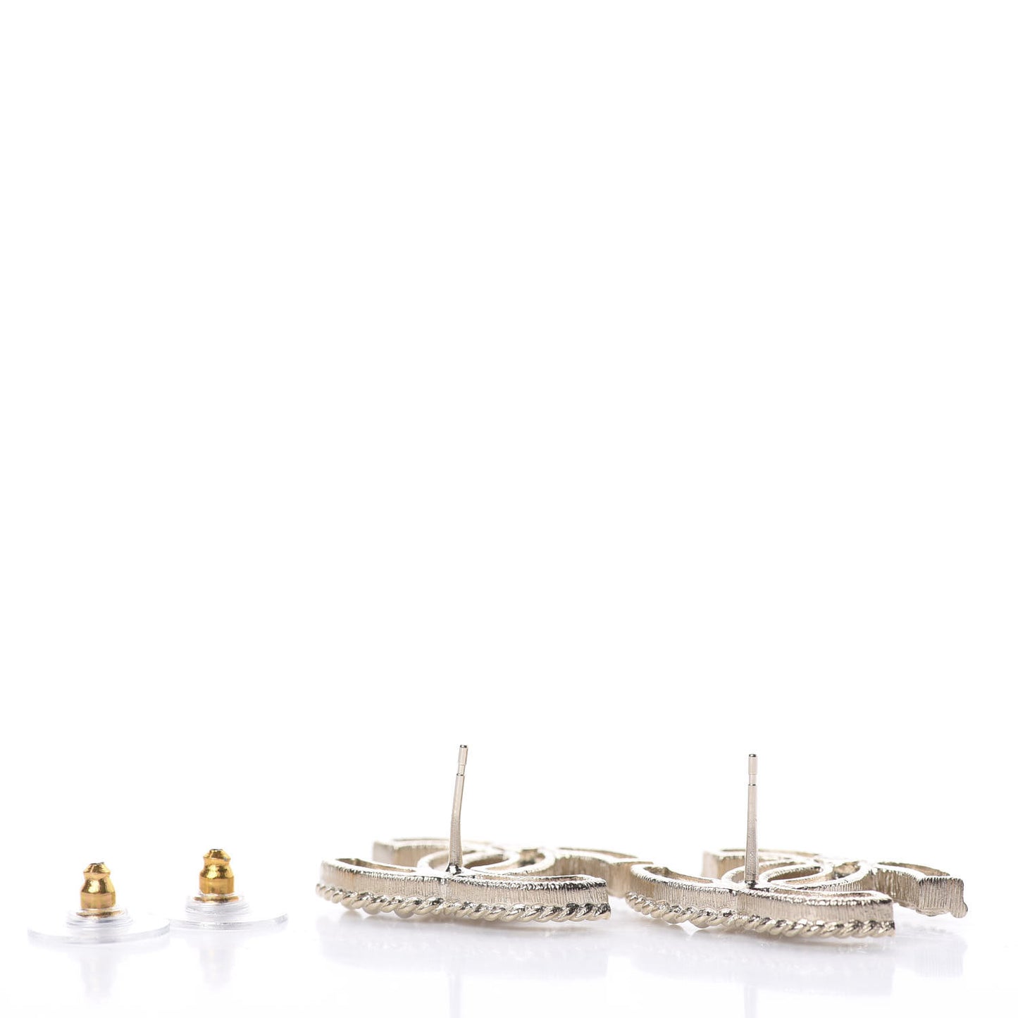 Pearl Crystal April In Paris CC Earrings Light Gold