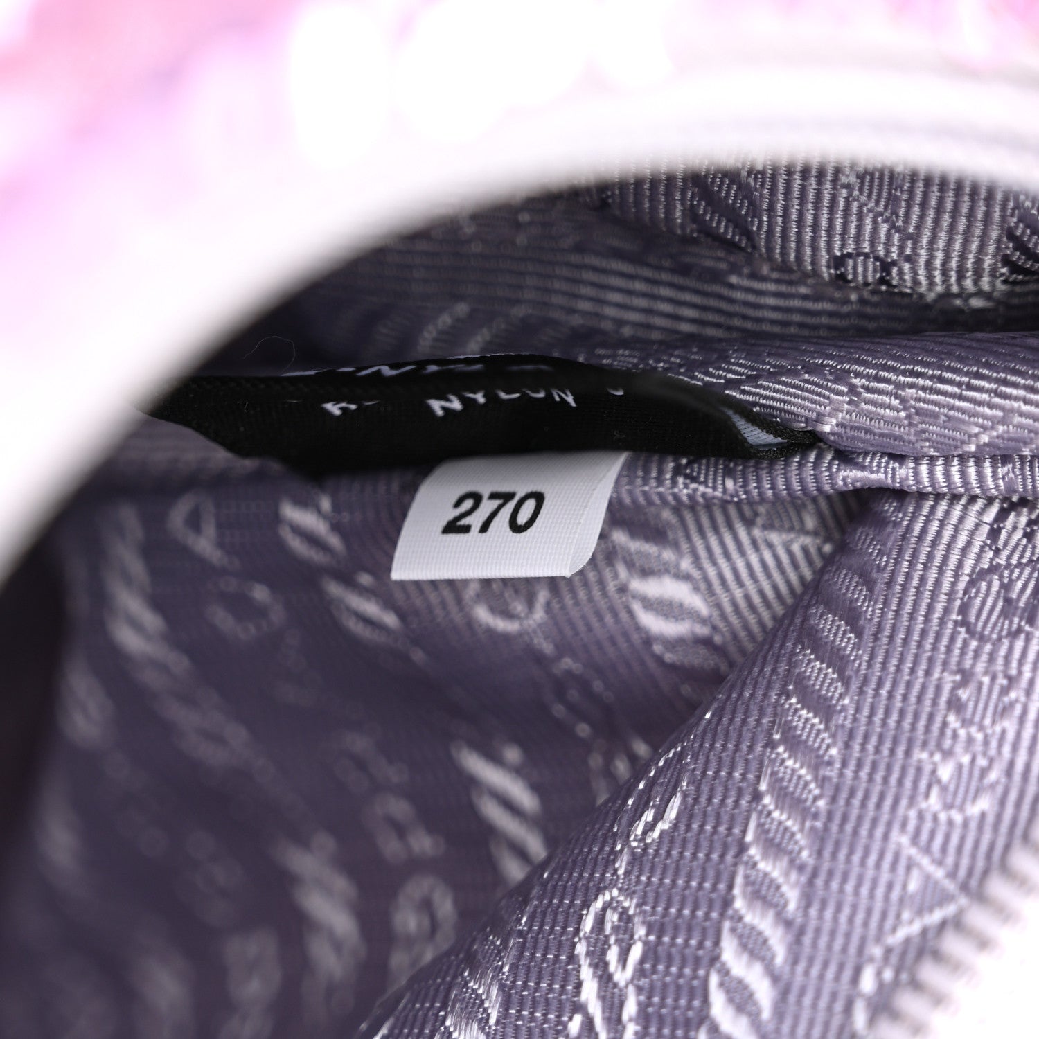 Prada Paillettes Sequin Mini Re-Edition 2000 Bag Lilium Black 7 of 11