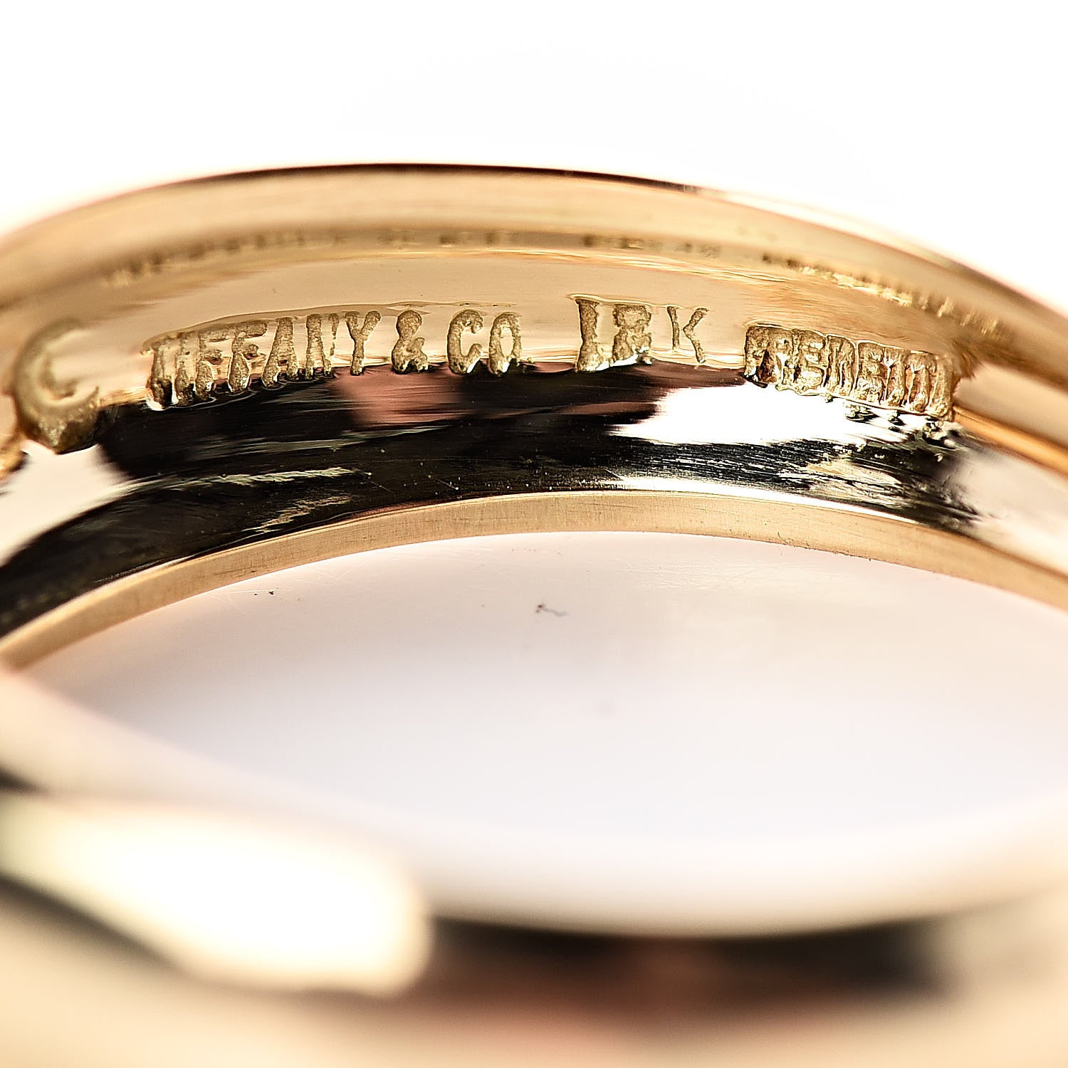 Tiffany 18K Yellow Gold Elsa Peretti Heart Ring 53 6.5 5 of 5