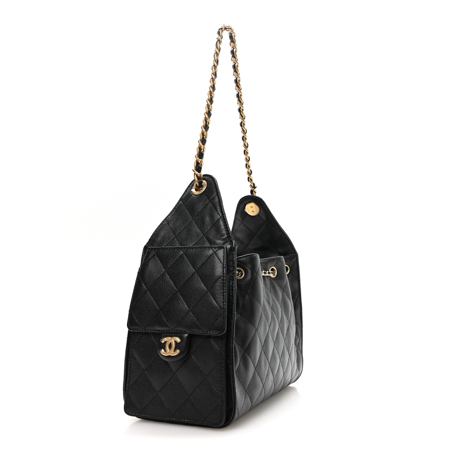 Chanel Caviar Quilted Small Chanel 25 Handbag Black 3 of 11