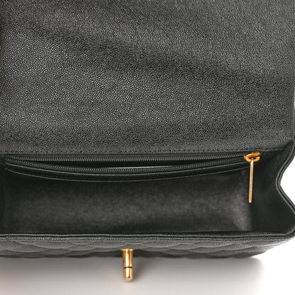 Chanel Caviar Quilted Mini Top Handle Rectangular Flap Black 5 of 11