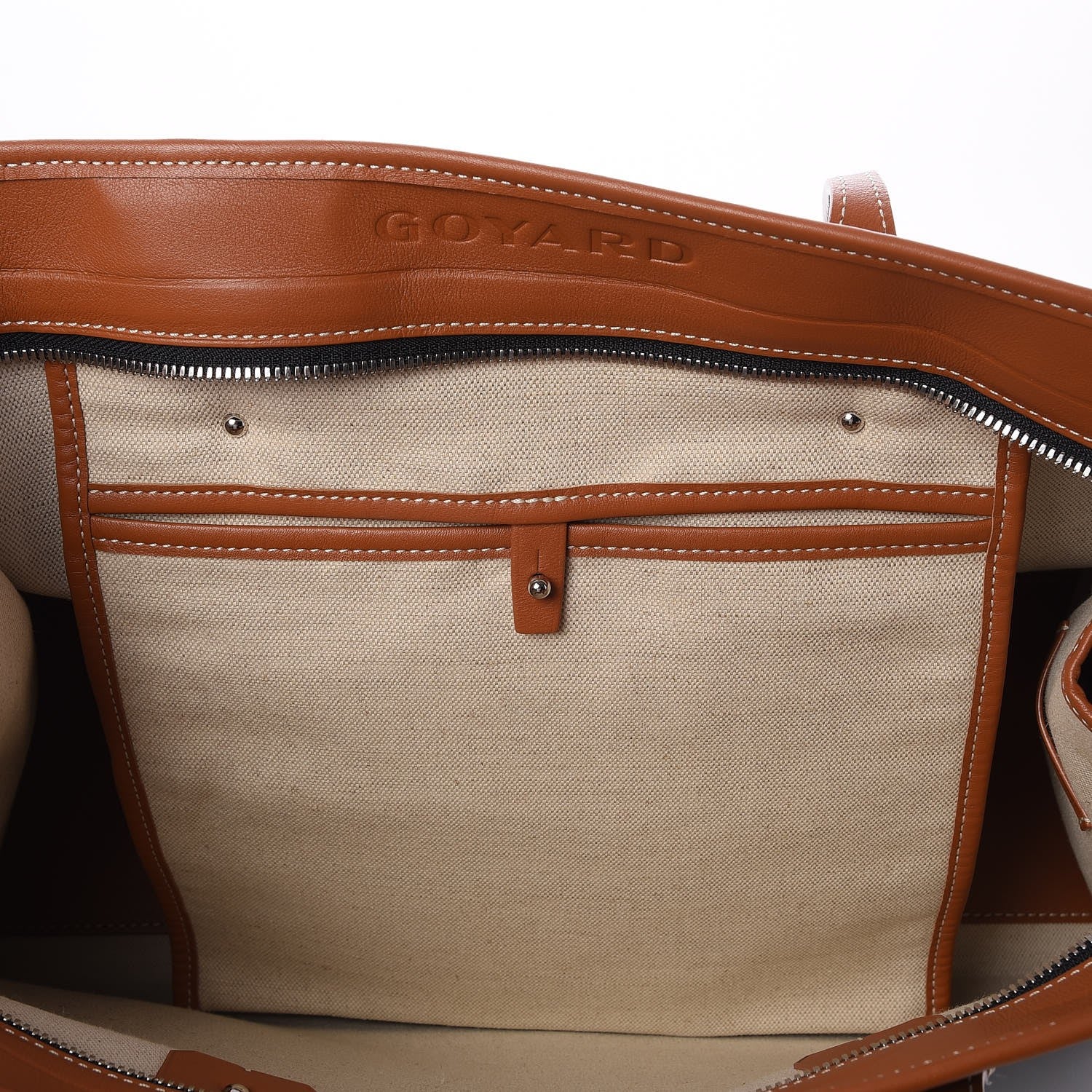 Goyard Goyardine Marquises Tote Black Gold 7 of 8