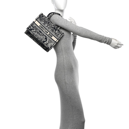 Christian Dior Canvas Embroidered Small Dioriviera Toile De Jouy Book Tote Blue 2 of 14