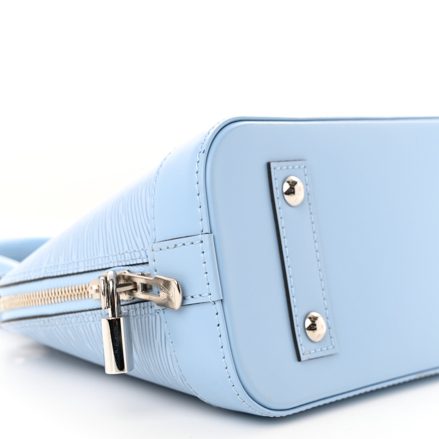 Louis Vuitton Epi Jacquard Alma BB Bleu Nuage 8 of 12