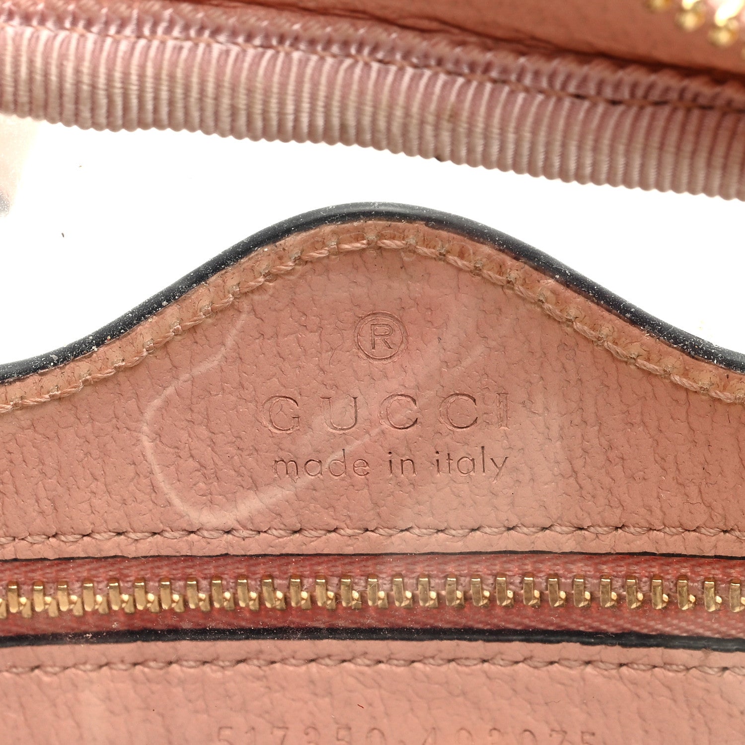 Gucci Vinyl Web Mini Ophidia Transparent Shoulder Bag Perfect Pink 6 of 9