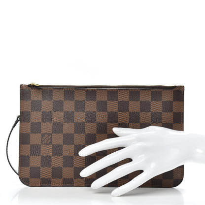 Louis Vuitton Damier Ebene Neverfull MM GM Pochette 2 of 7