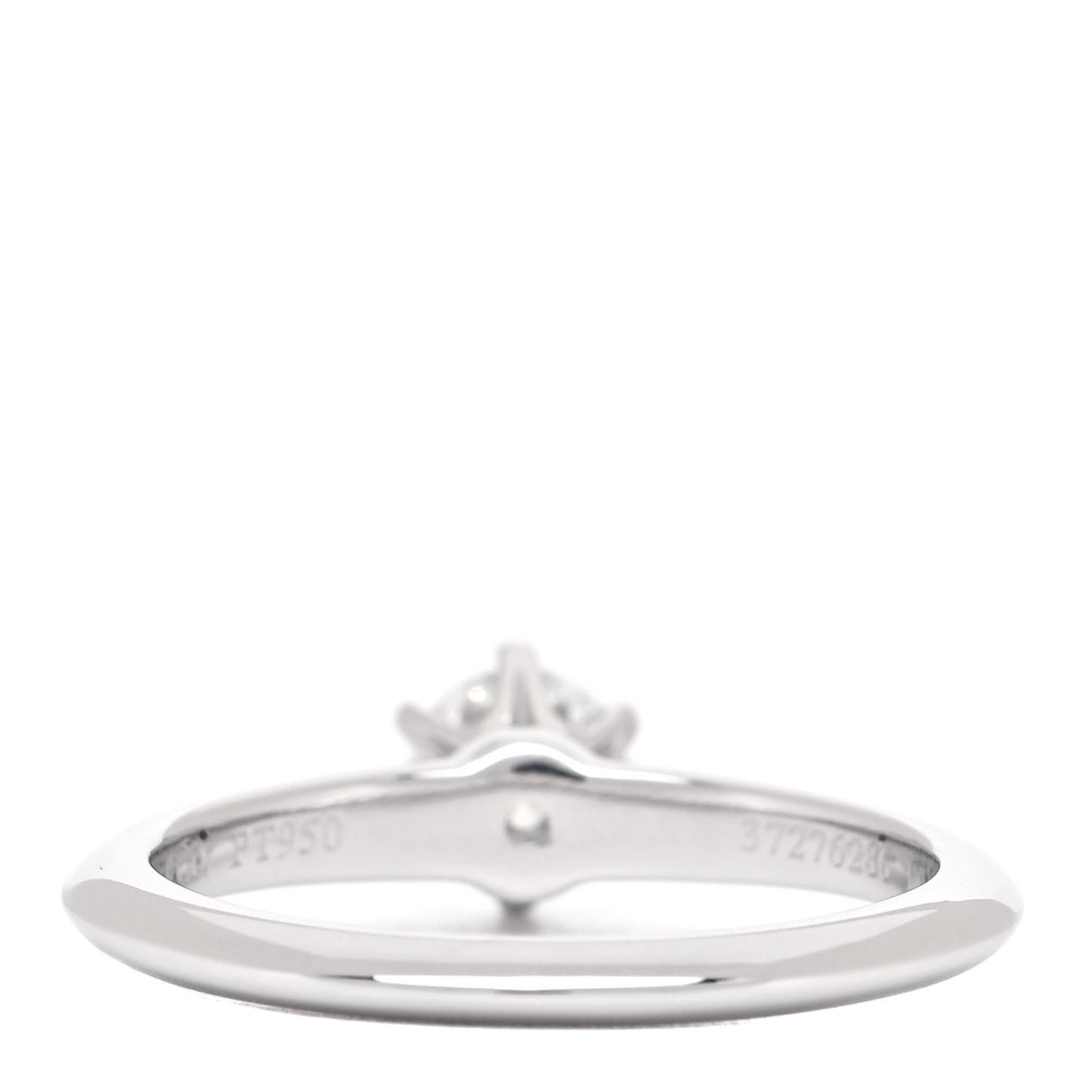 Platinum Diamond .39ct Solitaire Engagement Ring 49 5