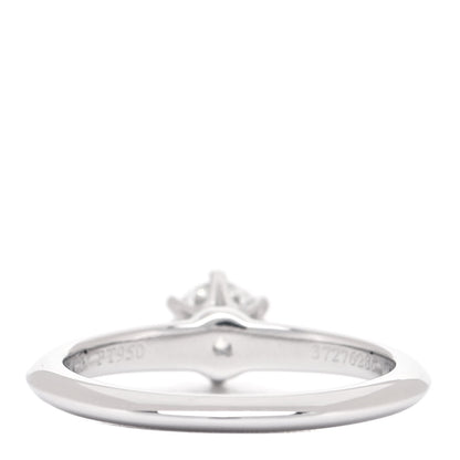 Tiffany Platinum Diamond .39ct Solitaire Engagement Ring 49 5 3 of 5
